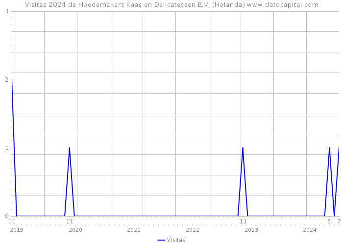 Visitas 2024 de Hoedemakers Kaas en Delicatessen B.V. (Holanda) 