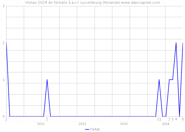 Visitas 2024 de Notialis S.a.r.l. Luxemburg (Holanda) 