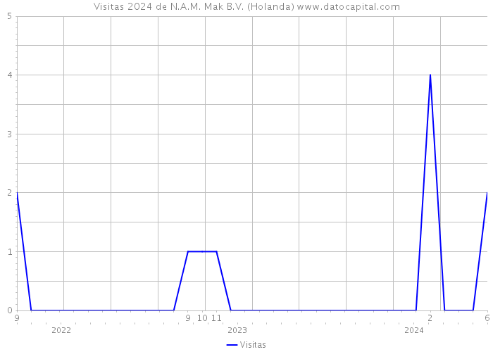 Visitas 2024 de N.A.M. Mak B.V. (Holanda) 