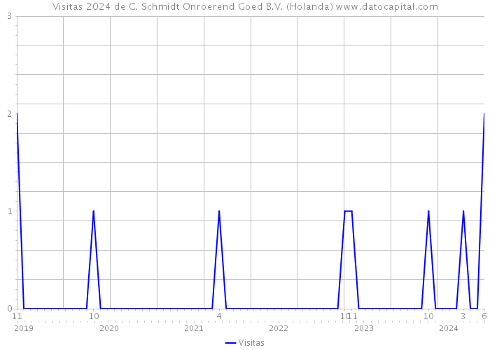 Visitas 2024 de C. Schmidt Onroerend Goed B.V. (Holanda) 