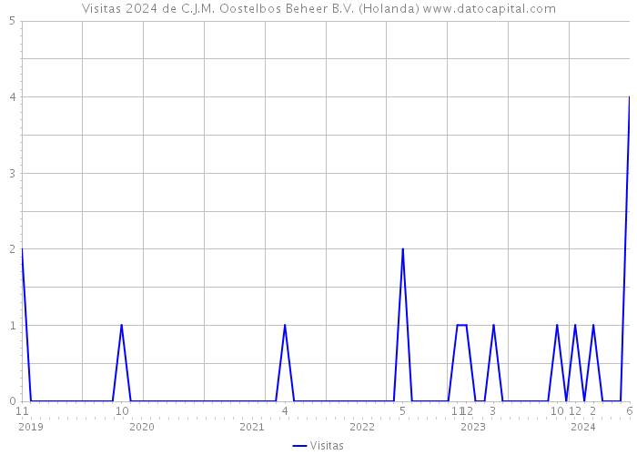 Visitas 2024 de C.J.M. Oostelbos Beheer B.V. (Holanda) 