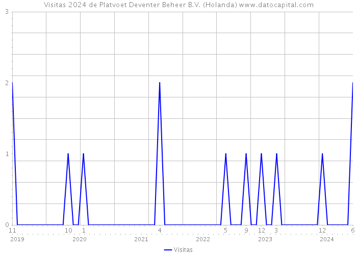 Visitas 2024 de Platvoet Deventer Beheer B.V. (Holanda) 