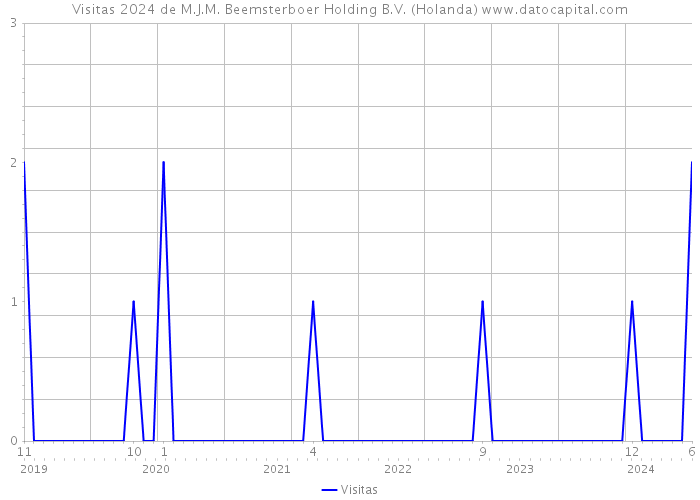 Visitas 2024 de M.J.M. Beemsterboer Holding B.V. (Holanda) 