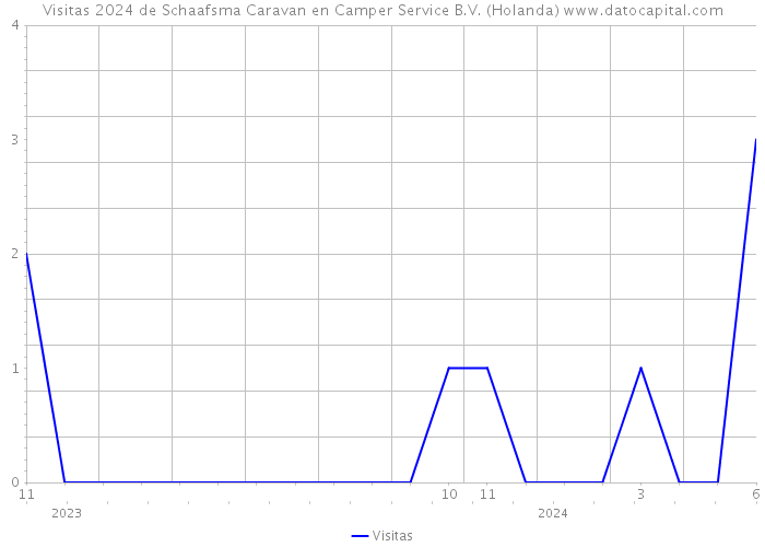 Visitas 2024 de Schaafsma Caravan en Camper Service B.V. (Holanda) 