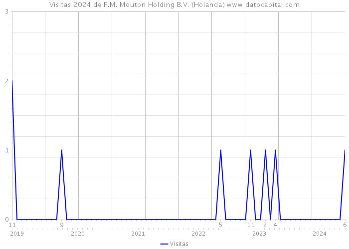 Visitas 2024 de F.M. Mouton Holding B.V. (Holanda) 