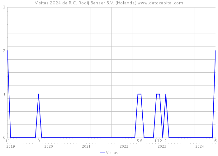 Visitas 2024 de R.C. Rooij Beheer B.V. (Holanda) 