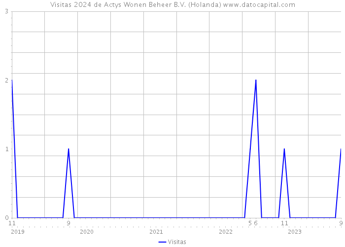 Visitas 2024 de Actys Wonen Beheer B.V. (Holanda) 