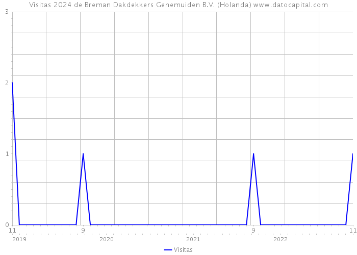 Visitas 2024 de Breman Dakdekkers Genemuiden B.V. (Holanda) 