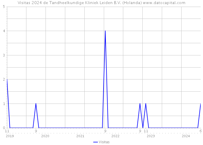 Visitas 2024 de Tandheelkundige Kliniek Leiden B.V. (Holanda) 