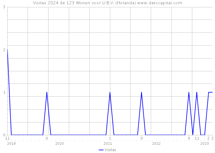 Visitas 2024 de 123 Wonen voor U B.V. (Holanda) 