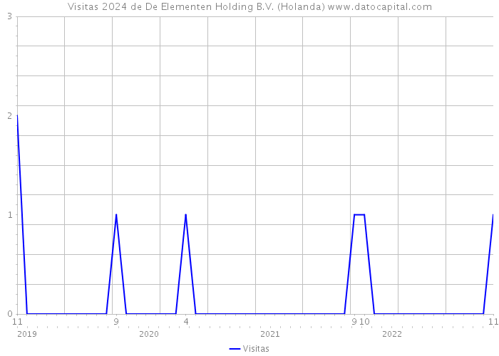 Visitas 2024 de De Elementen Holding B.V. (Holanda) 