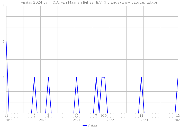 Visitas 2024 de H.O.A. van Maanen Beheer B.V. (Holanda) 