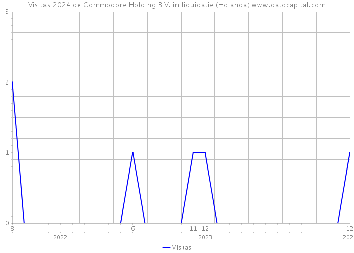 Visitas 2024 de Commodore Holding B.V. in liquidatie (Holanda) 