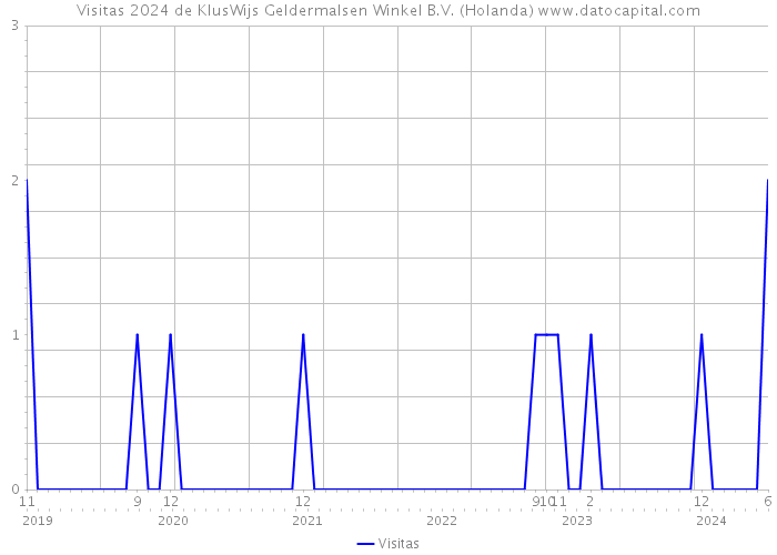 Visitas 2024 de KlusWijs Geldermalsen Winkel B.V. (Holanda) 