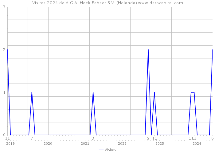 Visitas 2024 de A.G.A. Hoek Beheer B.V. (Holanda) 