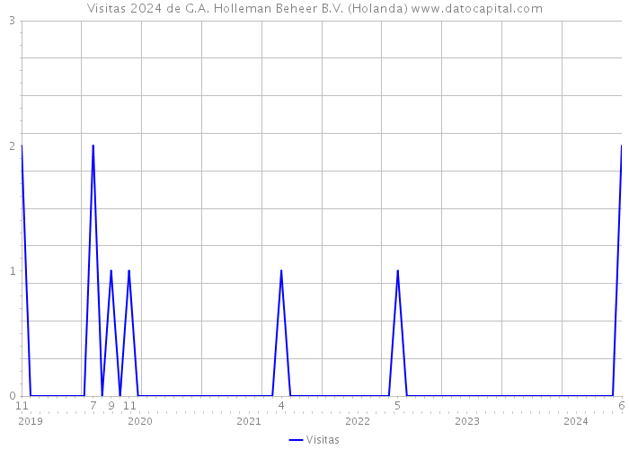 Visitas 2024 de G.A. Holleman Beheer B.V. (Holanda) 