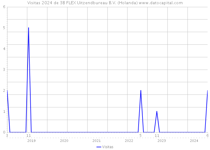 Visitas 2024 de 3B FLEX Uitzendbureau B.V. (Holanda) 