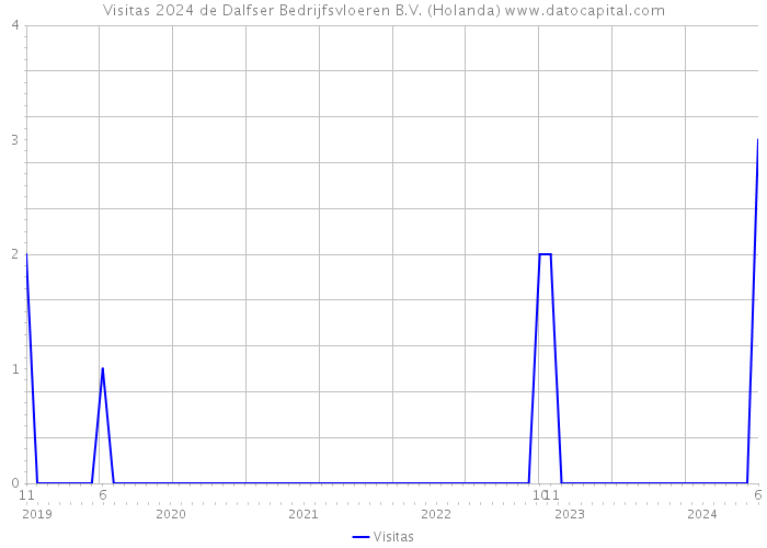 Visitas 2024 de Dalfser Bedrijfsvloeren B.V. (Holanda) 