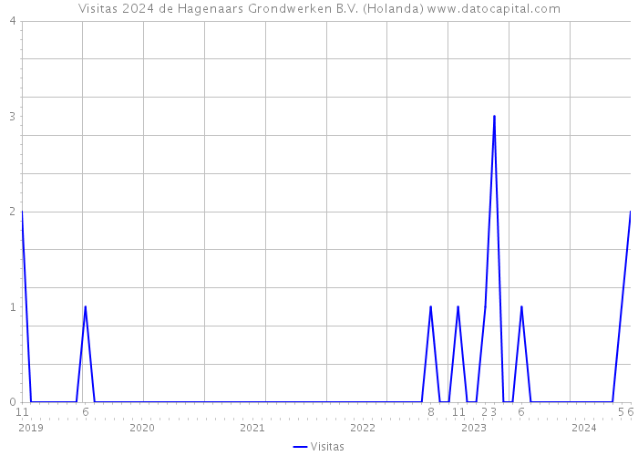 Visitas 2024 de Hagenaars Grondwerken B.V. (Holanda) 