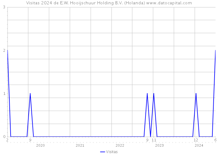 Visitas 2024 de E.W. Hooijschuur Holding B.V. (Holanda) 