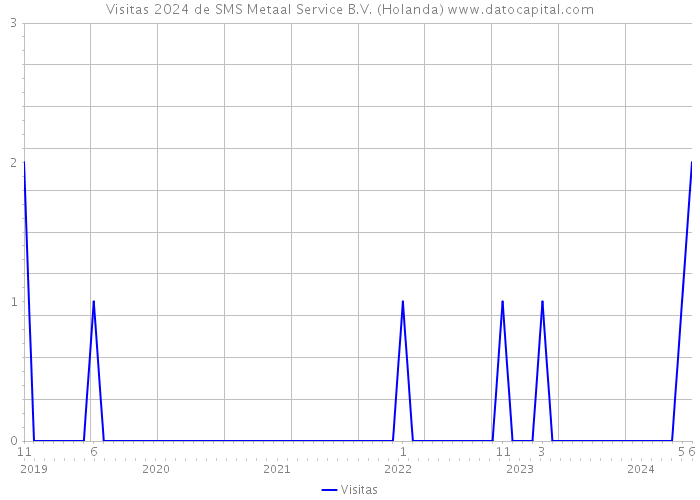 Visitas 2024 de SMS Metaal Service B.V. (Holanda) 