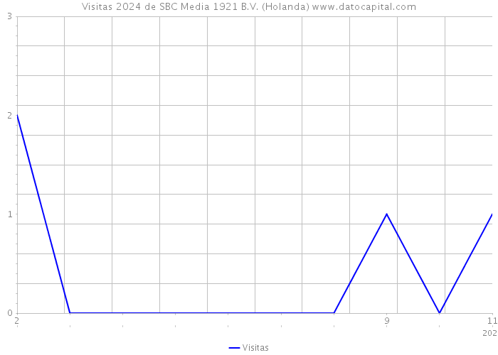 Visitas 2024 de SBC Media 1921 B.V. (Holanda) 