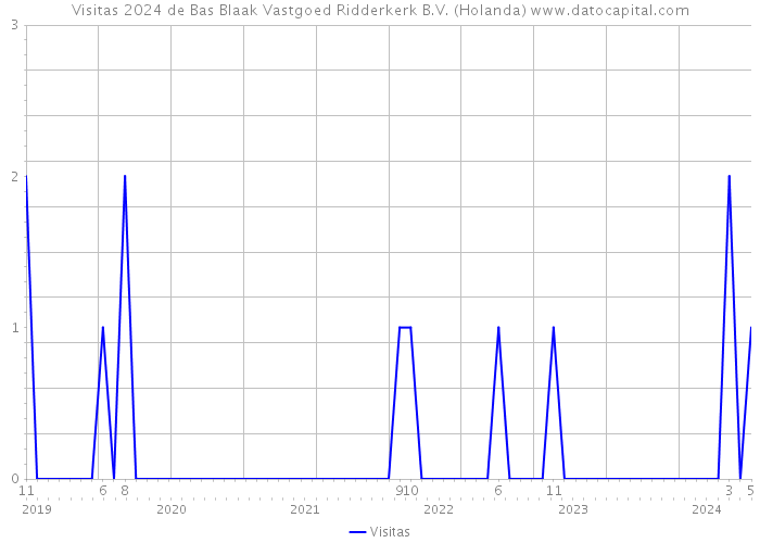 Visitas 2024 de Bas Blaak Vastgoed Ridderkerk B.V. (Holanda) 