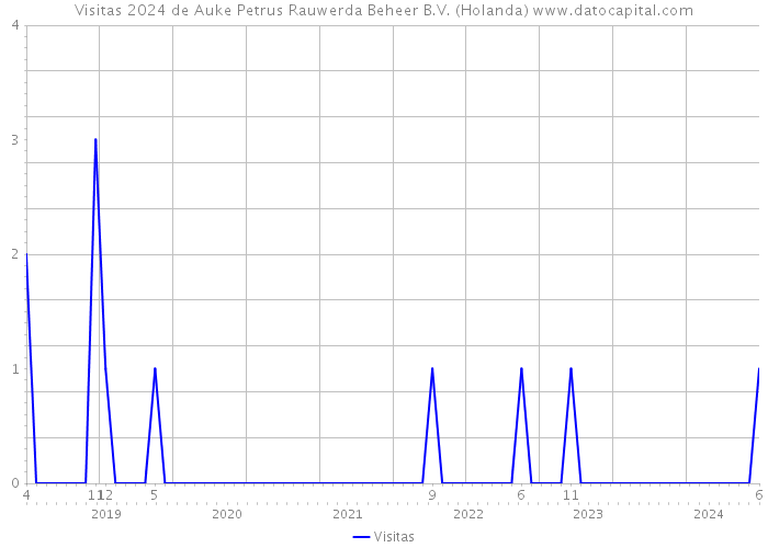 Visitas 2024 de Auke Petrus Rauwerda Beheer B.V. (Holanda) 