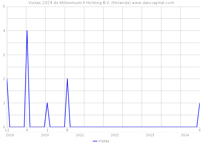 Visitas 2024 de Millennium II Holding B.V. (Holanda) 