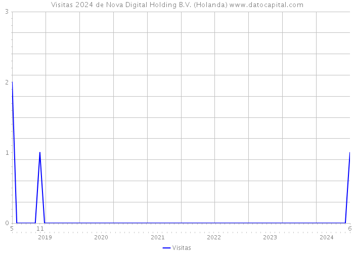 Visitas 2024 de Nova Digital Holding B.V. (Holanda) 