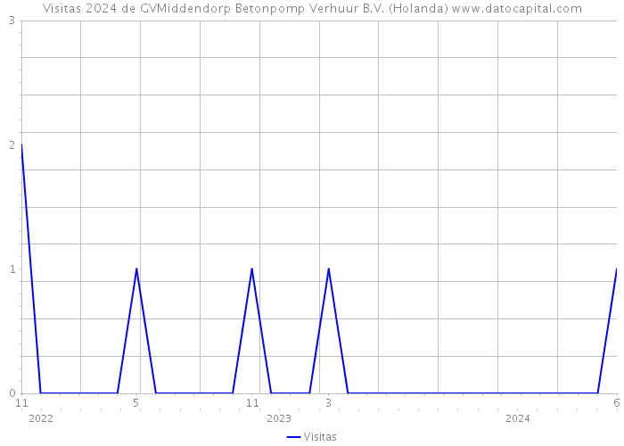 Visitas 2024 de GVMiddendorp Betonpomp Verhuur B.V. (Holanda) 