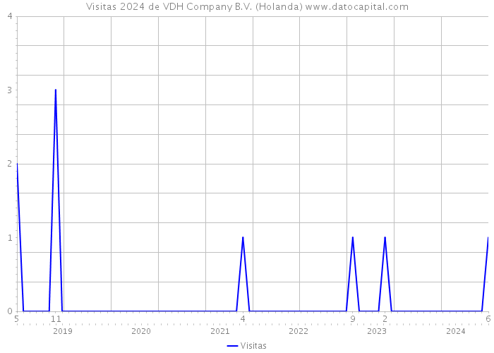 Visitas 2024 de VDH Company B.V. (Holanda) 