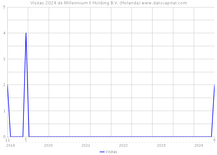 Visitas 2024 de Millennium II Holding B.V. (Holanda) 