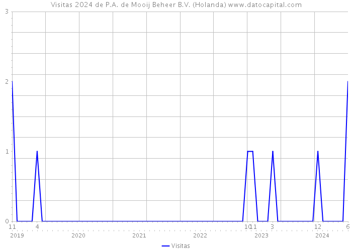 Visitas 2024 de P.A. de Mooij Beheer B.V. (Holanda) 