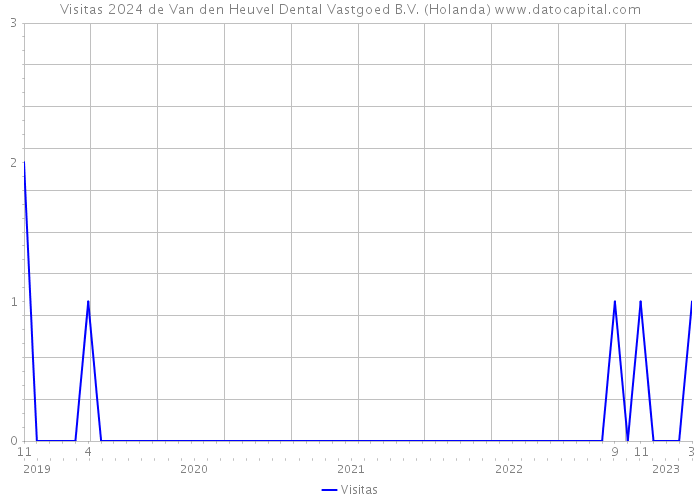 Visitas 2024 de Van den Heuvel Dental Vastgoed B.V. (Holanda) 