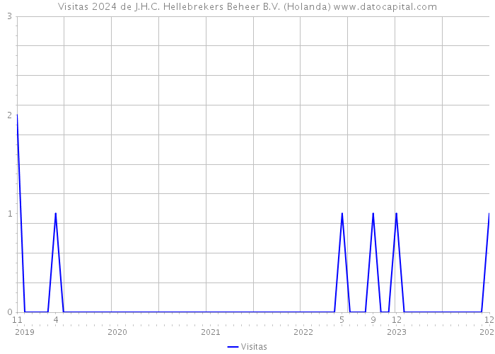 Visitas 2024 de J.H.C. Hellebrekers Beheer B.V. (Holanda) 