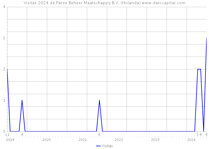 Visitas 2024 de Paree Beheer Maatschappij B.V. (Holanda) 