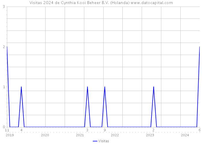 Visitas 2024 de Cynthia Kooi Beheer B.V. (Holanda) 