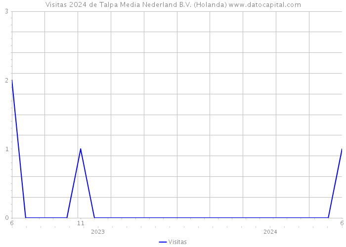 Visitas 2024 de Talpa Media Nederland B.V. (Holanda) 