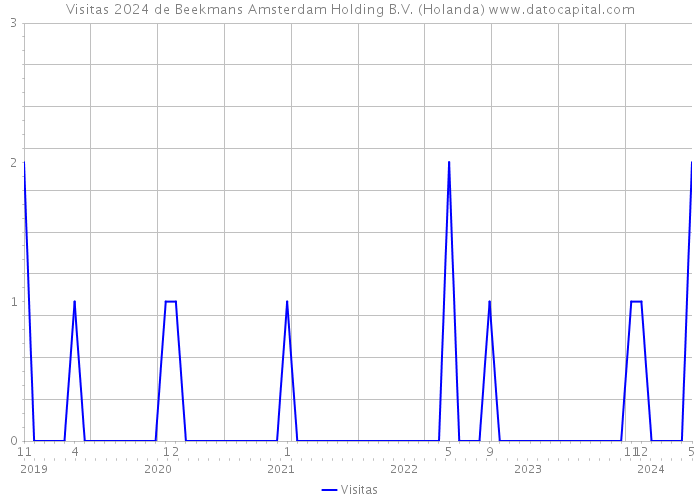 Visitas 2024 de Beekmans Amsterdam Holding B.V. (Holanda) 