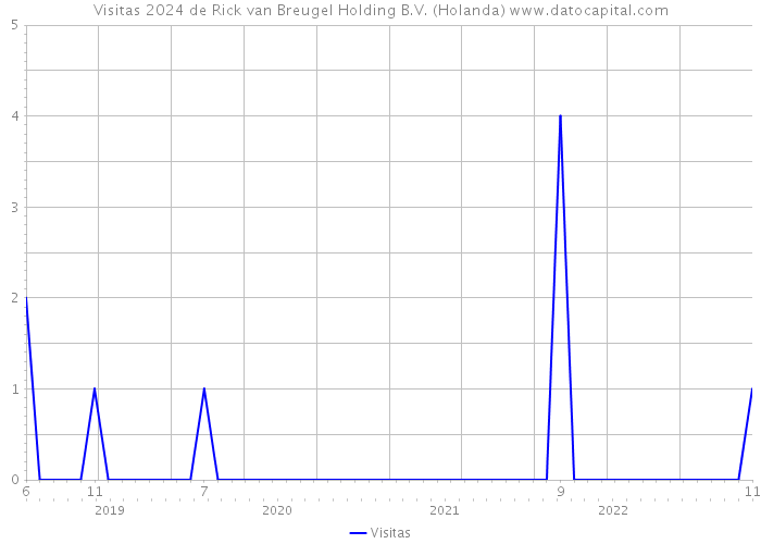 Visitas 2024 de Rick van Breugel Holding B.V. (Holanda) 