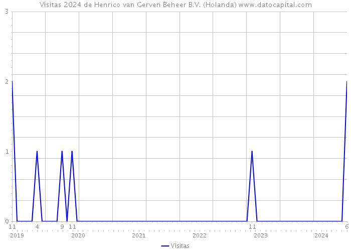 Visitas 2024 de Henrico van Gerven Beheer B.V. (Holanda) 