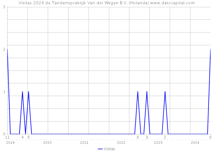 Visitas 2024 de Tandartspraktijk Van der Wegen B.V. (Holanda) 