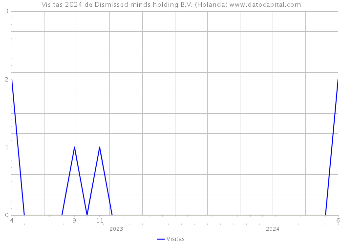 Visitas 2024 de Dismissed minds holding B.V. (Holanda) 