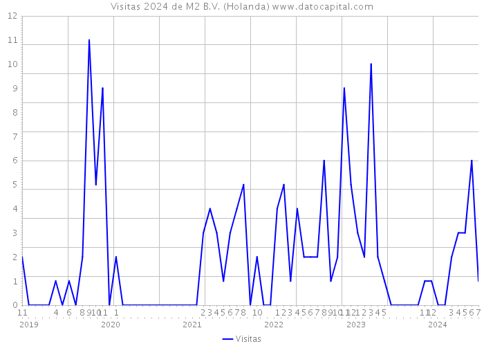 Visitas 2024 de M2 B.V. (Holanda) 