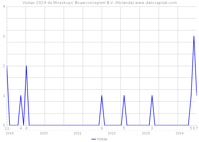 Visitas 2024 de Moeskops' Bouwconcepten B.V. (Holanda) 