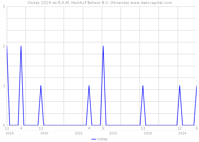 Visitas 2024 de E.A.M. Hulshof Beheer B.V. (Holanda) 