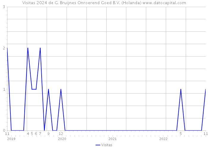 Visitas 2024 de G. Bruijnes Onroerend Goed B.V. (Holanda) 