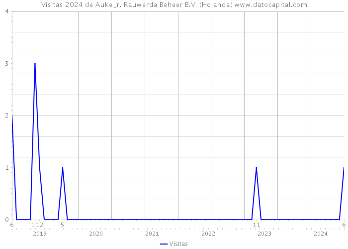 Visitas 2024 de Auke Jr. Rauwerda Beheer B.V. (Holanda) 