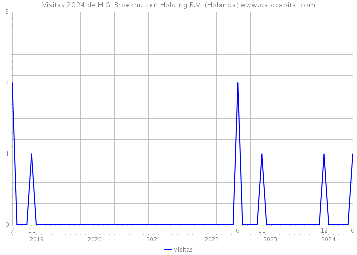 Visitas 2024 de H.G. Broekhuizen Holding B.V. (Holanda) 